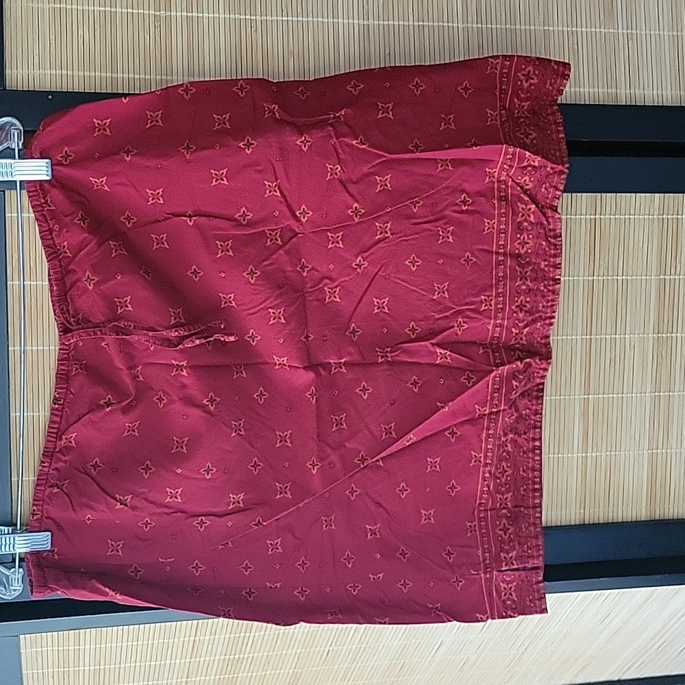 Vintage Faded Glory bandana skirt drawstring sz L